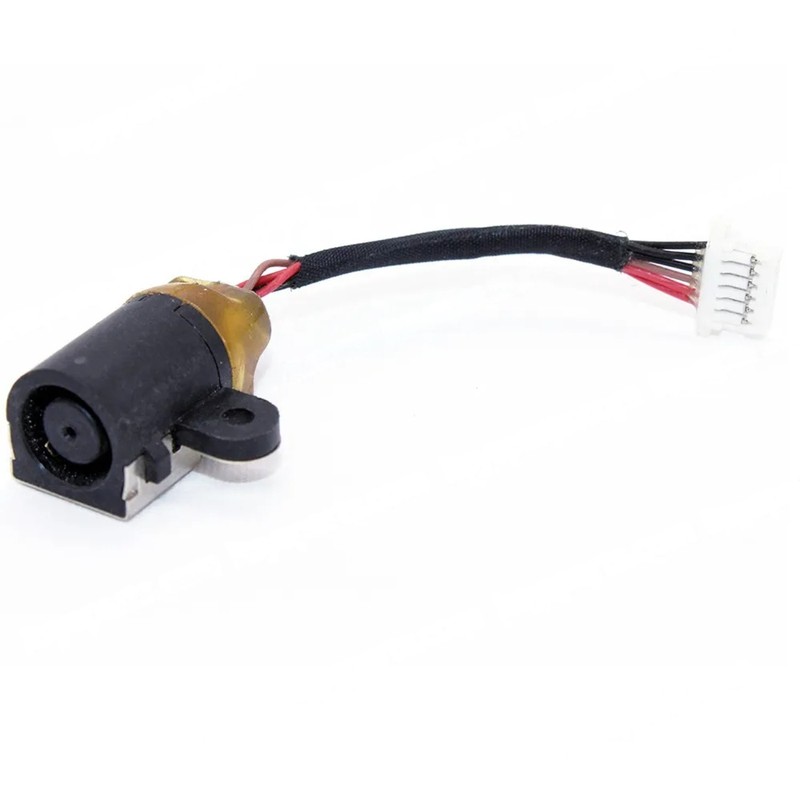 DC Jack para Laptop HP com Part Number 702875-001 - Conector de 6 Pinos
